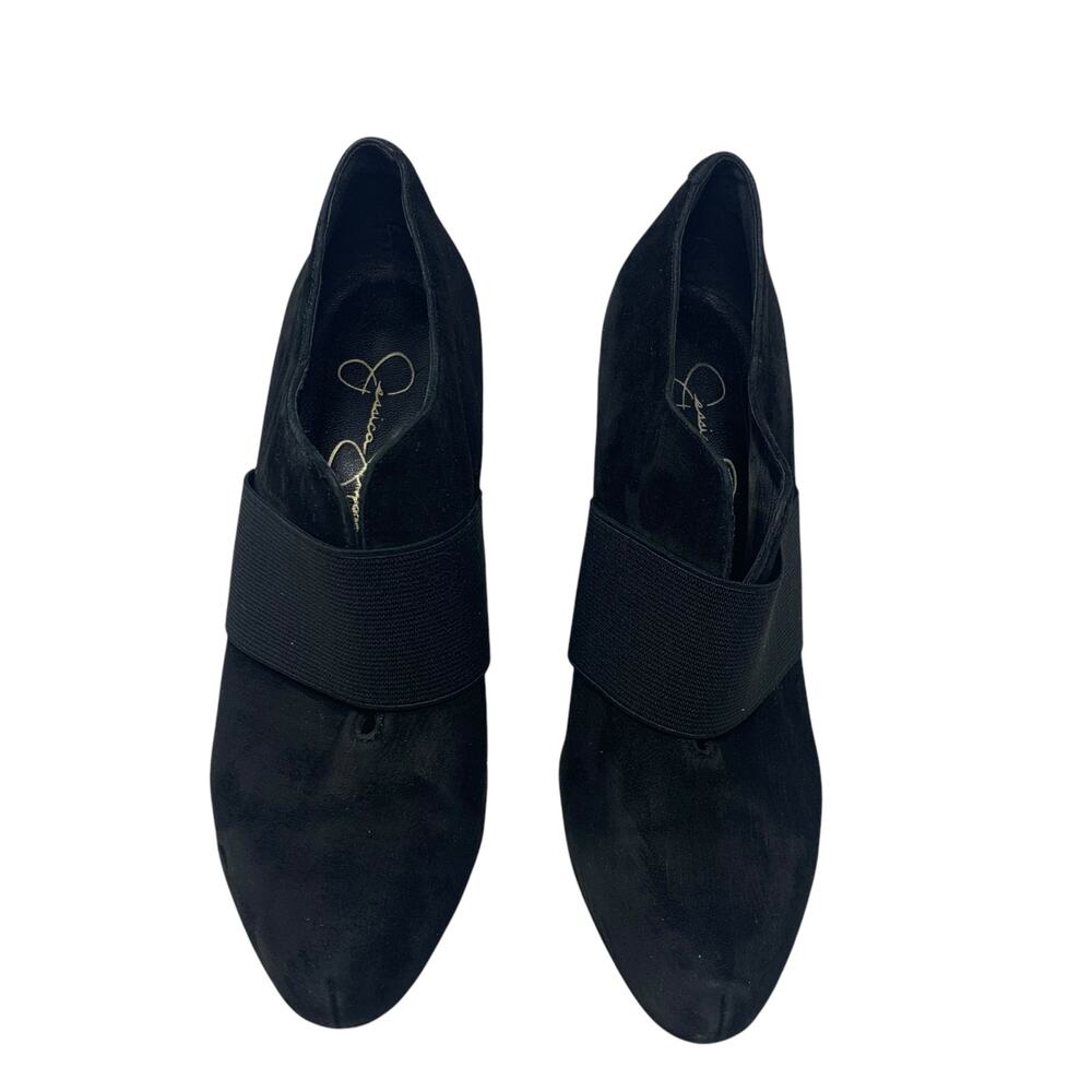 Jessica Simpson Ciera Black Suede Booties Womens Size 6B/36 - Picture 2 of 6